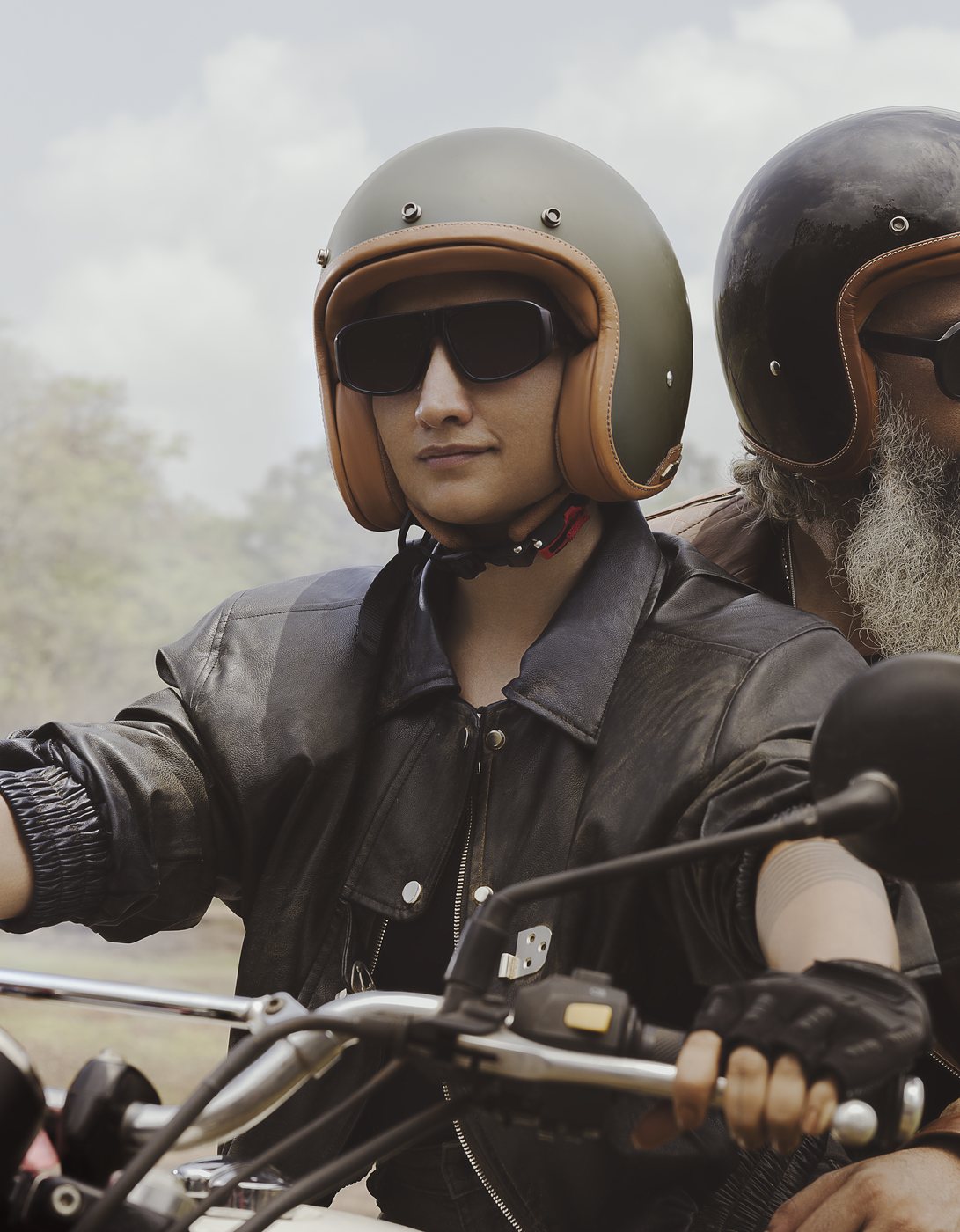 John Jacobs eyewear campaign — riders wearing sunglasses